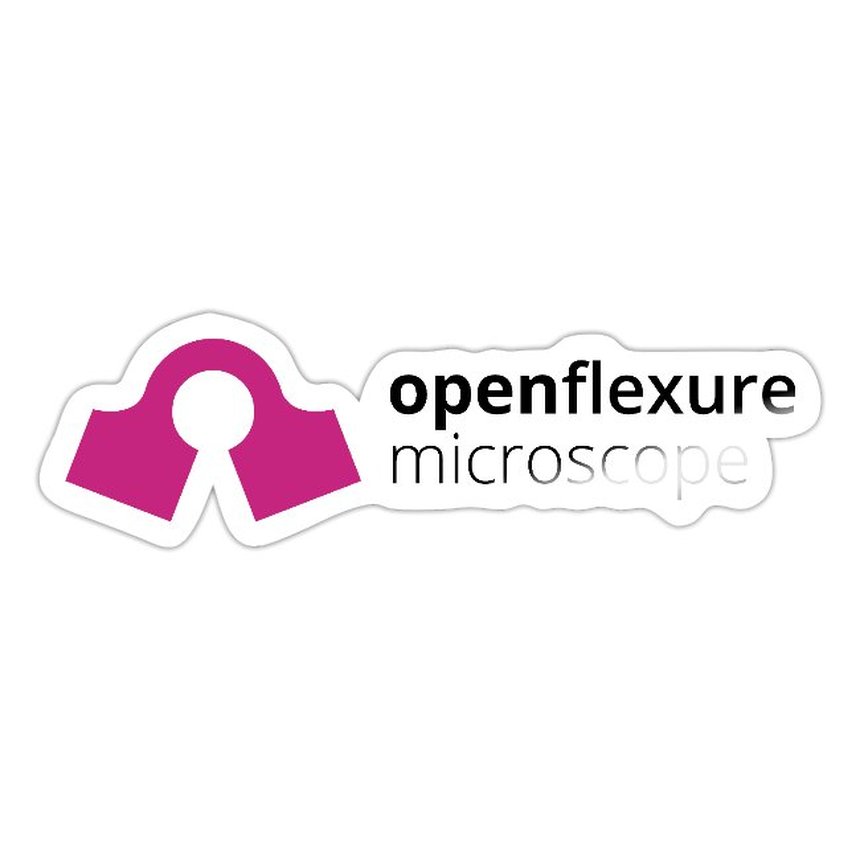 OpenFlexure branded stickers