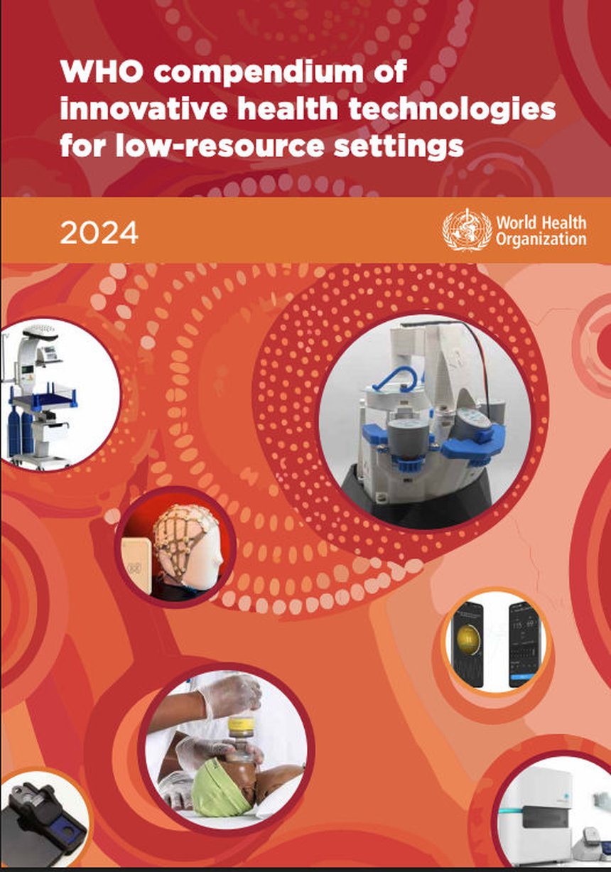World Health Organisation compendium with OpenFlexure Microscope on front cover.