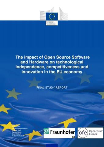 Cover of The Impact of Open Source Software and Hardware on Technological Independence, Competitiveness and Innovation in the EU Economy
